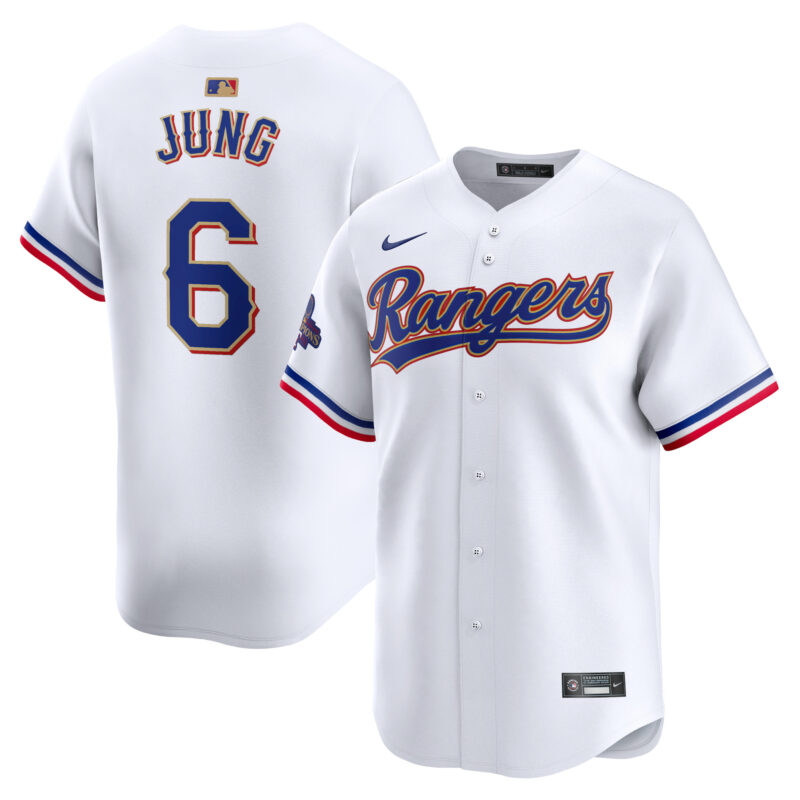 Josh Jung Texas Rangers Nike 2024 Gold Collection Limited Player Jersey?? White