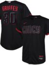 Ken Griffey Jr. Cincinnati Reds Nike Toddler City Connect Replica Player Jersey - Black