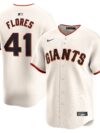 Wilmer Flores San Francisco Giants Nike Home Limited Player Jersey - Cream
