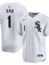 Chicago White Sox Nike #1 Dad Home Limited Jersey - White