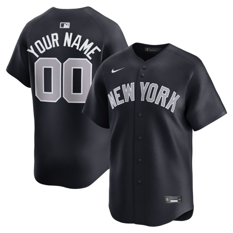 New York Yankees Nike Alternate Limited Custom Jersey?? Navy