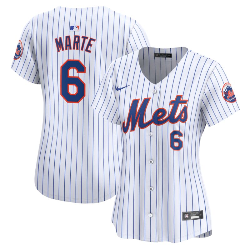 Starling Marte New York Mets Nike Women's Home Limited Player Jersey - White