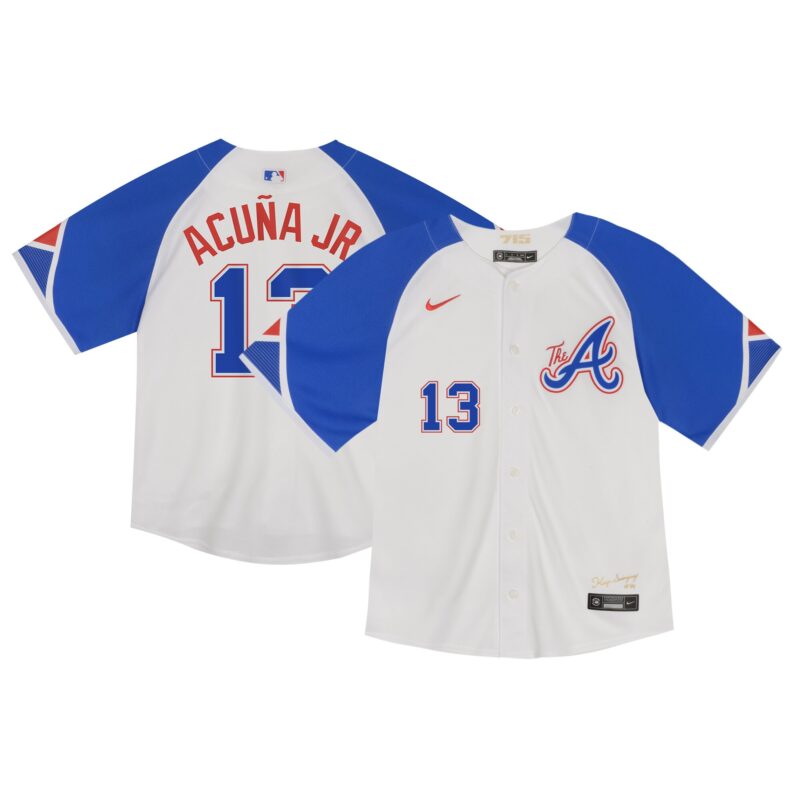 Ronald Acu?a Jr. Atlanta Braves Nike Toddler City Connect Limited Player Jersey - White