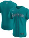 Seattle Mariners Nike Alternate Vapor Premier Elite Patch Jersey - Aqua