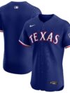 Texas Rangers Nike Alternate Vapor Premier Elite Patch Jersey - Royal