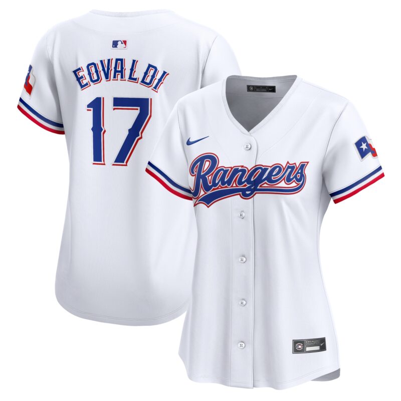Nathan Eovaldi Texas Rangers Nike Women's Home Limited Player Jersey - White
