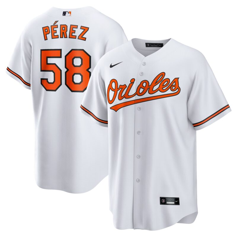 Cionel P?rez Baltimore Orioles Nike Home Replica Player Jersey - White
