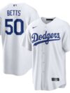 Mookie Betts Los Angeles Dodgers Nike Home Replica Player Name Jersey - White