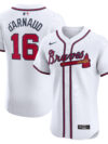 Travis d'Arnaud Atlanta Braves Nike Home Elite Player Jersey - White