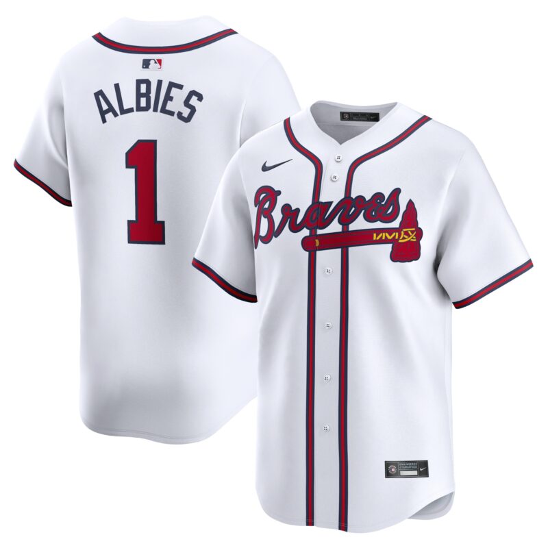 Ozzie Albies Atlanta Braves Nike Home Limited Player Jersey - White