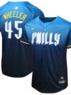 Zack Wheeler Philadelphia Phillies Nike Youth 2024 City Connect Limited Player Jersey - Blue