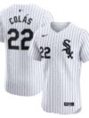 Oscar Colas Chicago White Sox Nike Home Elite Player Jersey - White