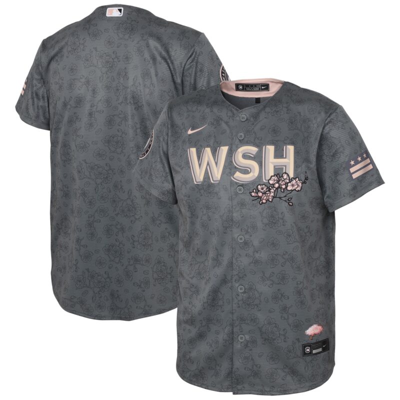 Washington Nationals Nike Preschool City Connect Replica Jersey - Gray