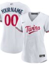 Minnesota Twins Nike Women's Home Replica Custom Jersey - White