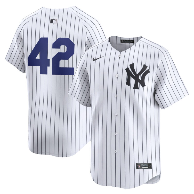 New York Yankees Nike 2024 Jackie Robinson Day Home Limited Jersey?? White