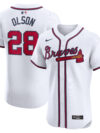 Matt Olson Atlanta Braves Nike Home Elite Player Jersey - White