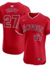 Mike Trout Los Angeles Angels Nike Alternate Elite Player Jersey - Red