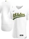 Oakland Athletics Nike Home Authentic Team Jersey - White
