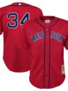 David Ortiz Boston Red Sox Mitchell & Ness Preschool Cooperstown Collection?Mesh Batting Practice Jersey - Red