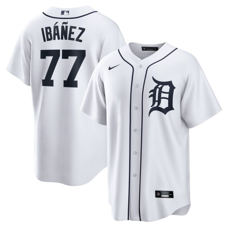 Andy Ib??ez Detroit Tigers Nike Home Replica Player Jersey - White