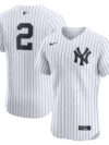 Derek Jeter New York Yankees Nike Home Elite Jersey - White