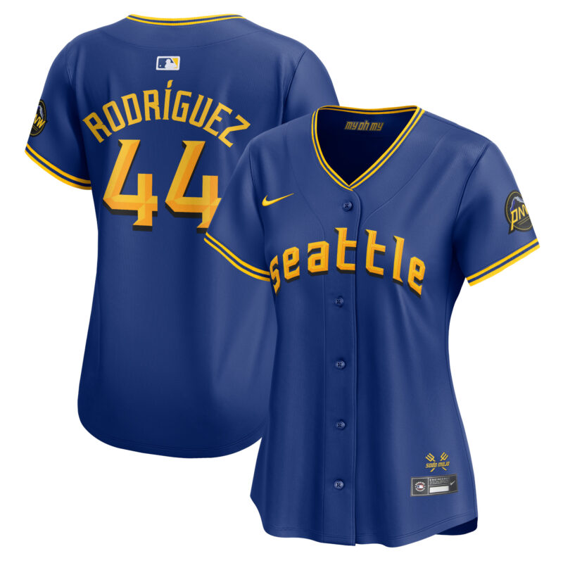 Julio Rodr?guez Seattle Mariners Nike Women's City Connect Limited Player Jersey - Royal