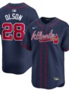Matt Olson Atlanta Braves Nike Alternate Limited Player Jersey?? Navy