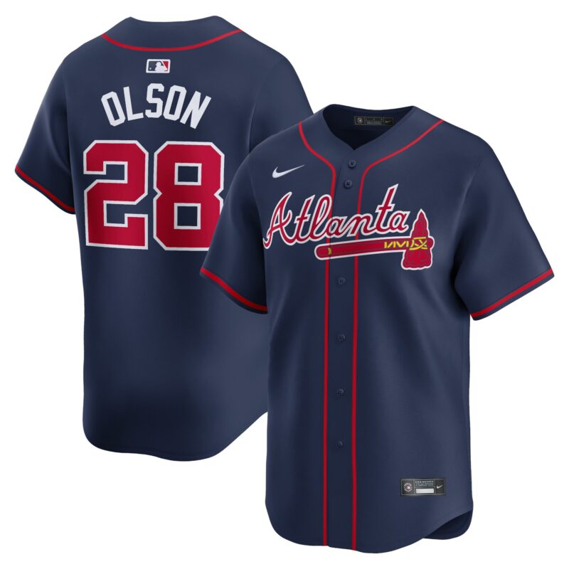 Matt Olson Atlanta Braves Nike Alternate Limited Player Jersey?? Navy