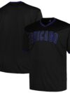 Chicago Cubs Profile Big & Tall Pop Fashion Jersey - Black