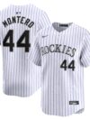 Elehuris Montero Colorado Rockies Nike Home Limited Player Jersey - White