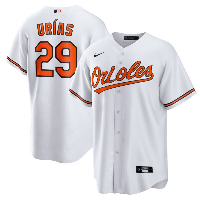 Ram?n Ur?as Baltimore Orioles Nike Home Replica Player Jersey - White