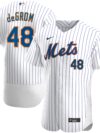 Jacob deGrom New York Mets Nike Home Authentic Player Jersey - White