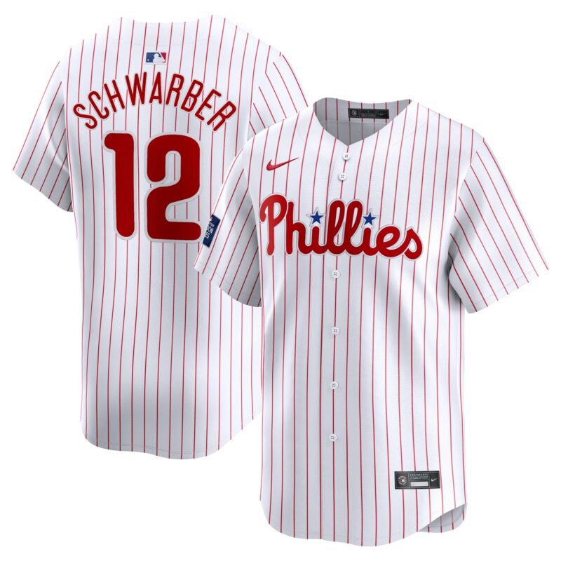 Kyle Schwarber Philadelphia Phillies Nike 2024 MLB World Tour London Series Home Limited Player Jersey - White