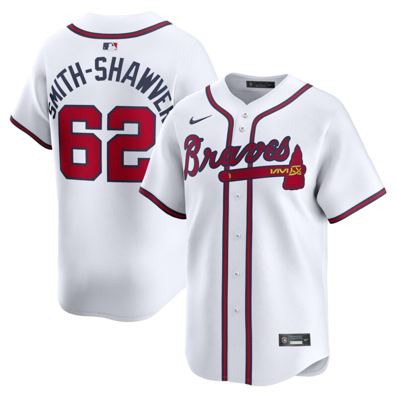 AJ Smith-Shawver Atlanta Braves Nike Home Limited Player Jersey?? White