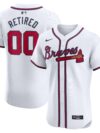 Atlanta Braves Nike Home Elite Pick-A-Player Retired Roster Jersey - White