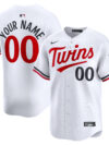 Minnesota Twins Nike Home Limited Custom Jersey - White