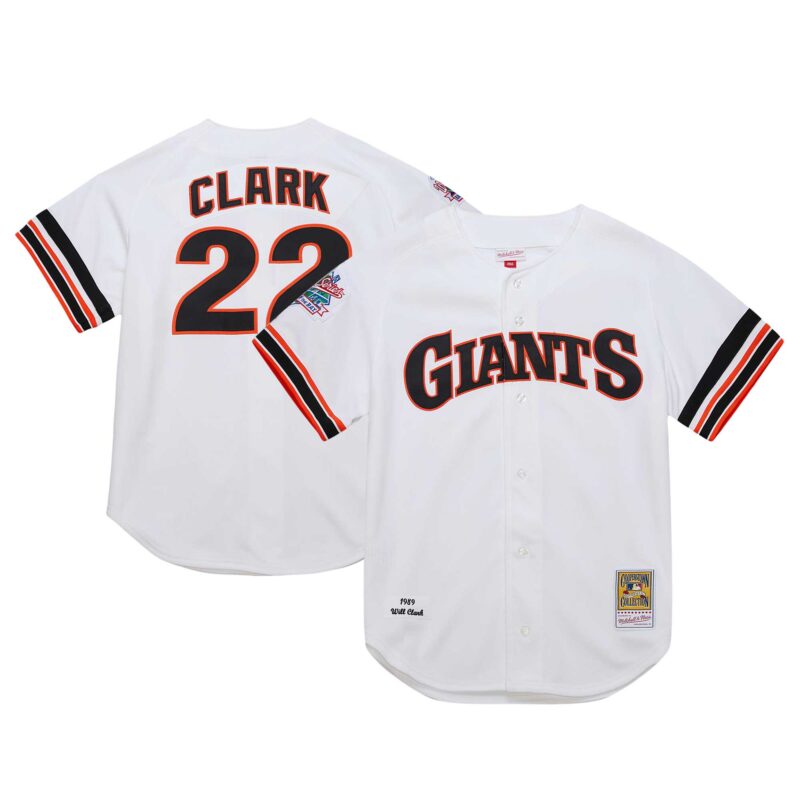 Will Clark San Francisco Giants Mitchell & Ness Cooperstown Collection 1989 Authentic Jersey - White