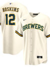 Rhys Hoskins Milwaukee Brewers Nike Home Replica Player Jersey - Cream
