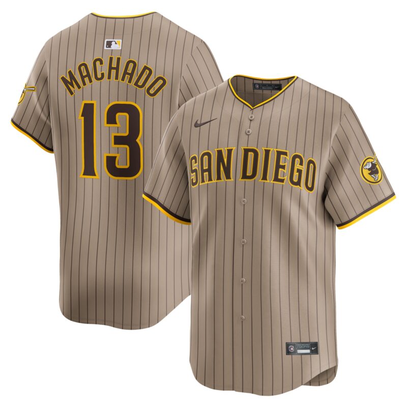 Manny Machado San Diego Padres Nike Alternate Limited Player Jersey?? Tan