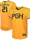 Roberto Clemente Pittsburgh Pirates Nike Toddler City Connect Replica Player Jersey - Gold