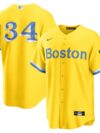 David Ortiz Boston Red Sox Nike Retired Player City Connect Replica Jersey - Gold