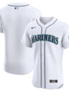 Seattle Mariners Nike Home Elite Jersey - White