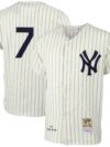 Mickey Mantle New York Yankees Mitchell & Ness 1951 Cooperstown Collection Authentic Jersey - Cream
