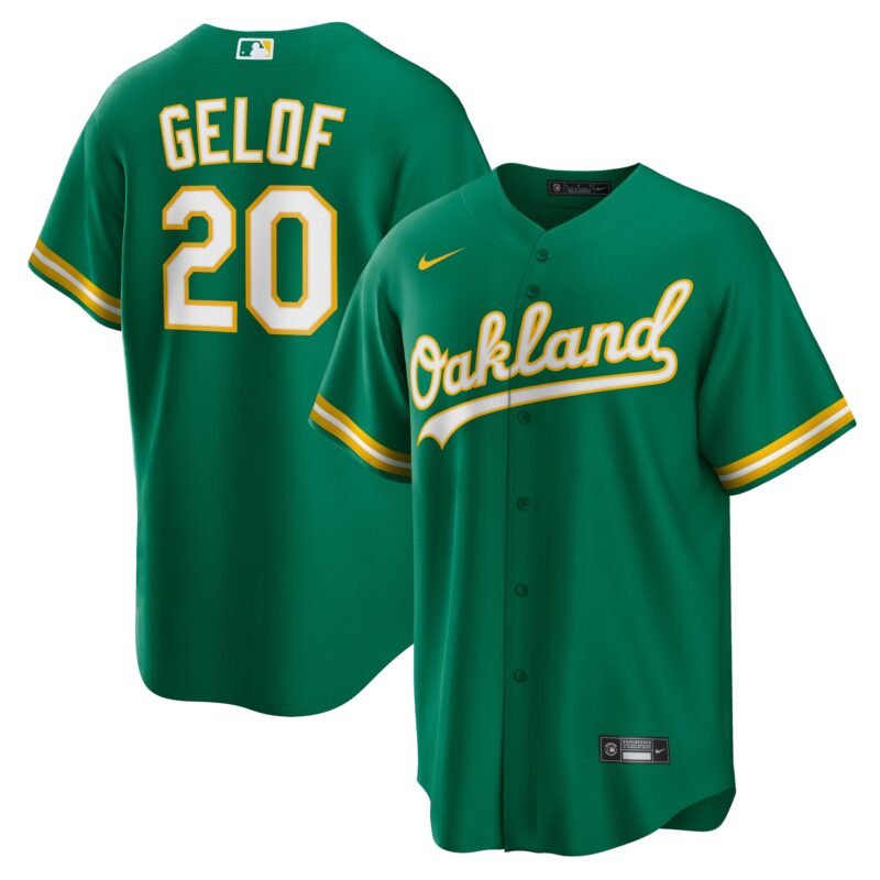 Zack Gelof Oakland Athletics Nike Alternate Replica Jersey - Kelly Green