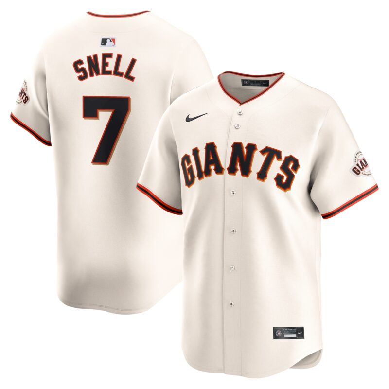 Blake Snell San Francisco Giants Nike Home Limited Jersey - Cream