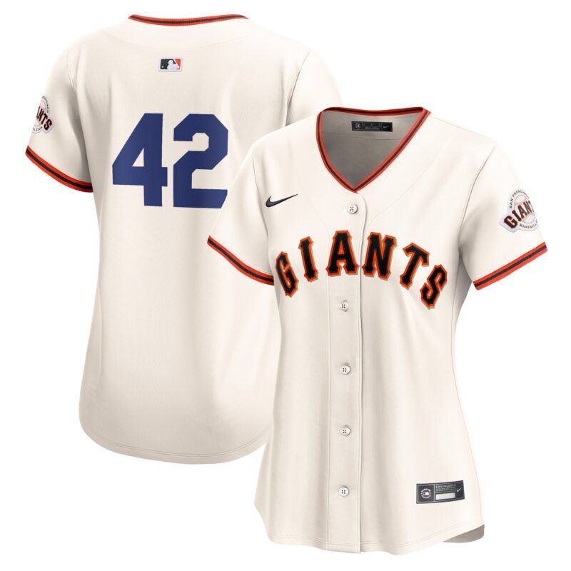 San Francisco Giants Nike Women's 2024 Jackie Robinson Day Home Limited Jersey?? Cream