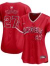Mike Trout Los Angeles Angels Nike Women's Alternate Limited Player Jersey?? Red