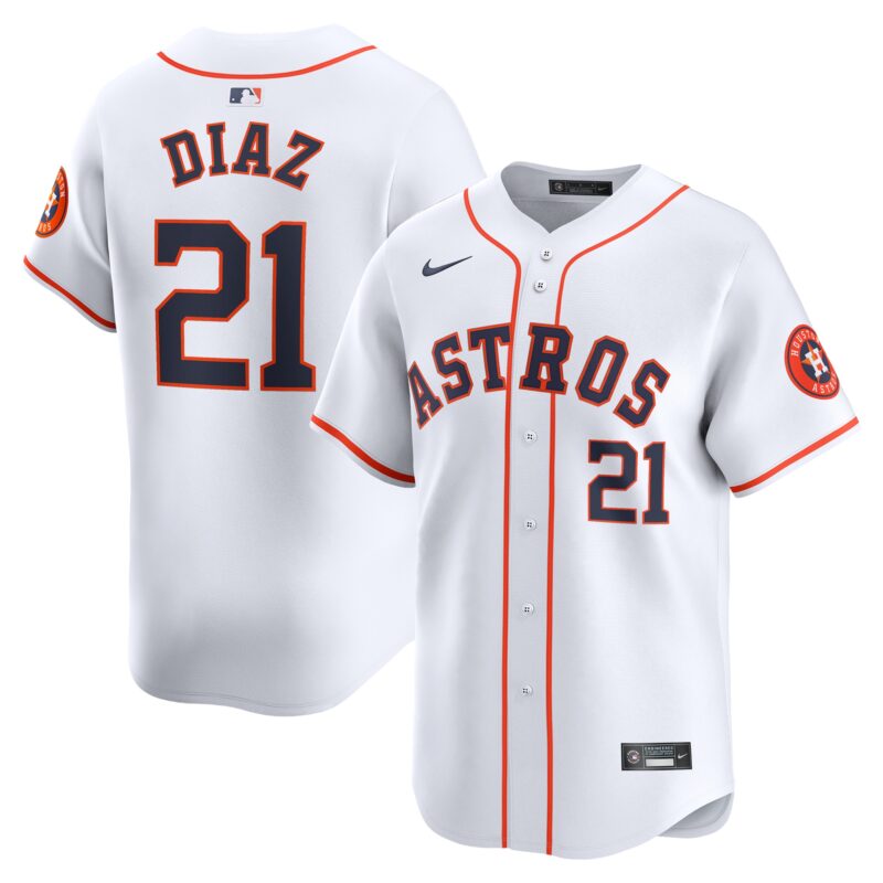 Yainer Diaz Houston Astros Nike Home Limited Player Jersey - White