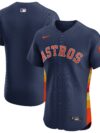 Houston Astros Nike Alternate Vapor Premier Elite Patch Jersey - Navy