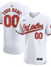 Baltimore Orioles Nike Home Elite Custom Jersey - White